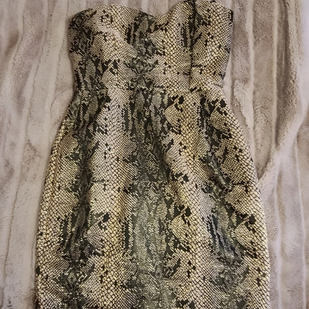 2/$30-Snakeskin Mini Dress With Pocketsssss!